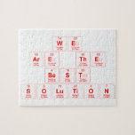 we 
 are the
 best 
 solution  Puzzles