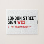 LONDON STREET SIGN  Puzzles