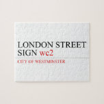 LONDON STREET SIGN  Puzzles