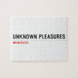 unKNOWN PLEASURES  Puzzles