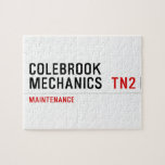 Colebrook Mechanics   Puzzles
