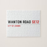 Wanton Road  Puzzles