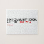 Dene community school art trip   Puzzles