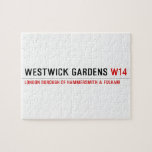 Westwick Gardens  Puzzles
