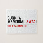 gurkha memorial  Puzzles