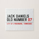 Jack Daniels Old Number  Puzzles