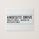 andesite drive  Puzzles