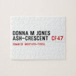 Donna M Jones Ash~Crescent   Puzzles
