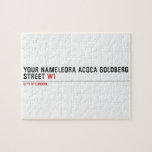 Your Nameleora acoca goldberg Street  Puzzles