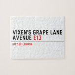 Vixen's Grape Lane  Avenue  Puzzles
