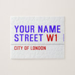 Your Name Street  Puzzles