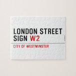 LONDON STREET SIGN  Puzzles