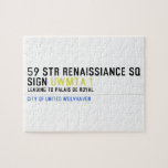 59 STR RENAISSIANCE SQ SIGN  Puzzles