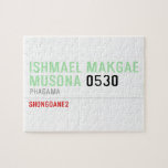 ISHMAEL MAKGAE MUSONA  Puzzles