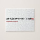 Continuous Improvement Street  Puzzles