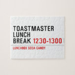 Toastmaster Lunch break  Puzzles