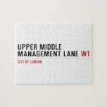 Upper Middle Management Lane  Puzzles