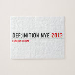 DEF:INITION NYE  Puzzles