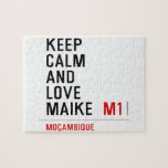 Keep Calm And  Love  Maike   Puzzles
