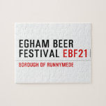 EGHAM BEER FESTIVAL  Puzzles