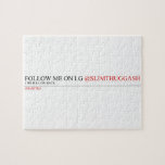 FOLLOW ME ON I.G  Puzzles