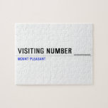 Visiting Number ____  Puzzles