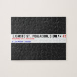  Ejercito st., poblacion, sibulan  Puzzles