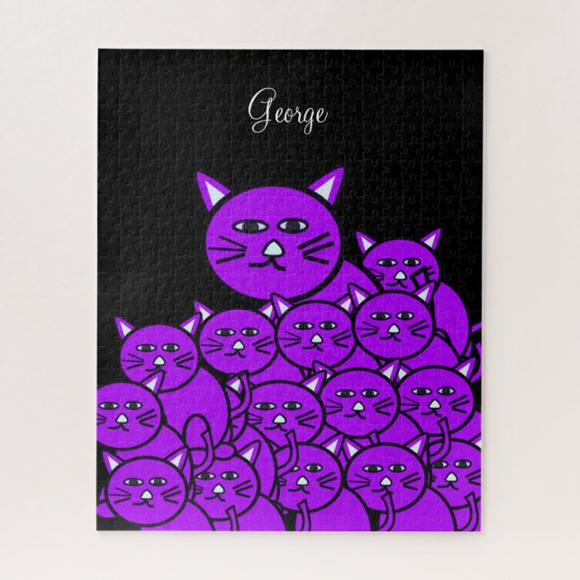 Puzzles Black Cats (Vertical)