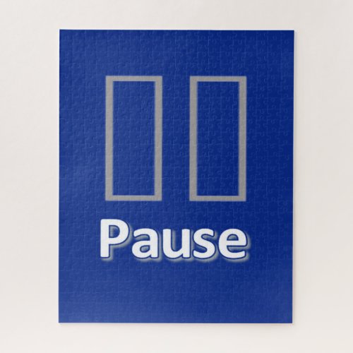 Puzzles Blue Pause 
