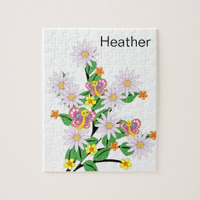 Puzzles Butterfly Floral (Vertical)