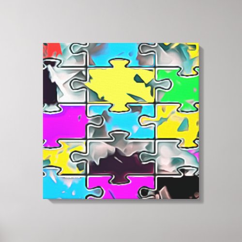 Puzzles Canvas Print