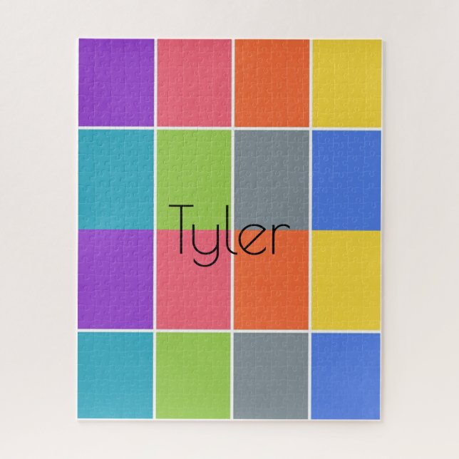 Puzzles Colored Squares (Vertical)