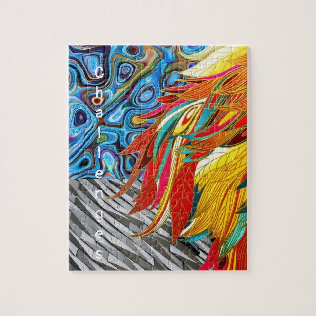 Puzzles Colorful Abstract (Vertical)