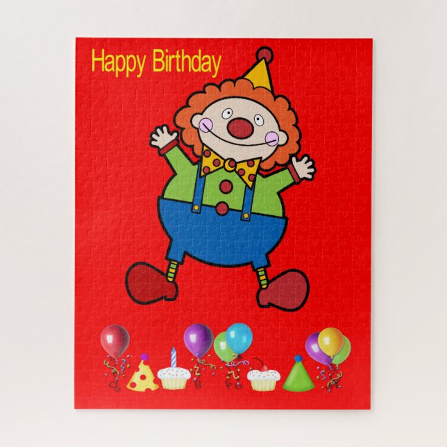 Puzzles Colorful Happy Birthday Friends Family (Vertical)