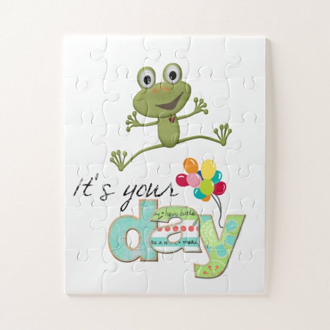 Puzzles Colorful Happy Birthday Friends Family (Vertical)