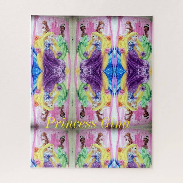 Puzzles Colorful Princess (Vertical)