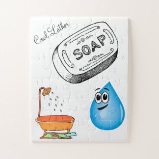 Puzzles Cool Lather Bathroom