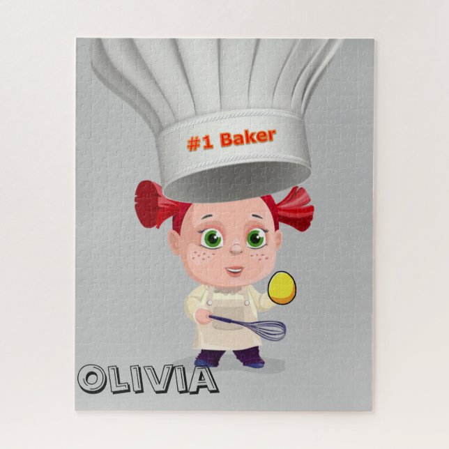 Puzzles Gray Baker Bakery (Vertical)