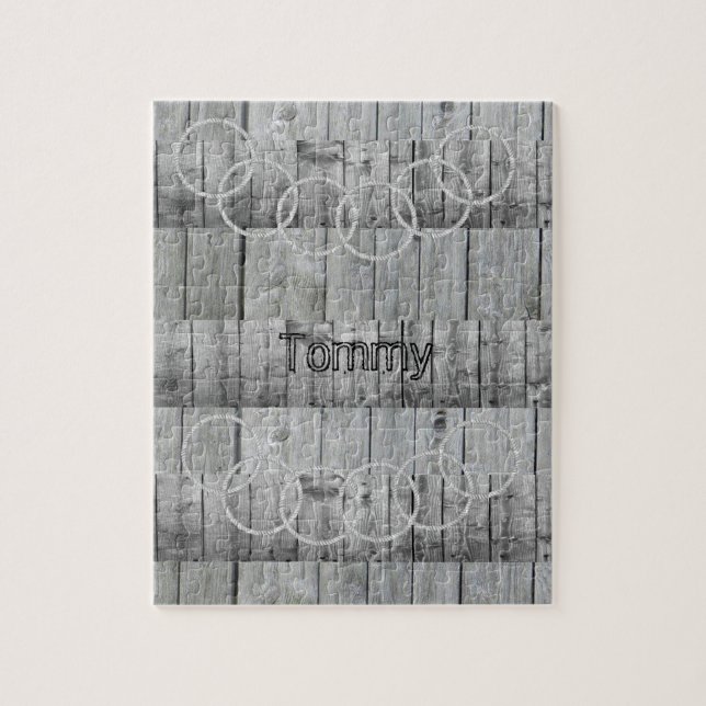 Puzzles Gray Wood (Vertical)