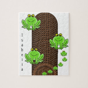 Puzzles Green Frogs Rope