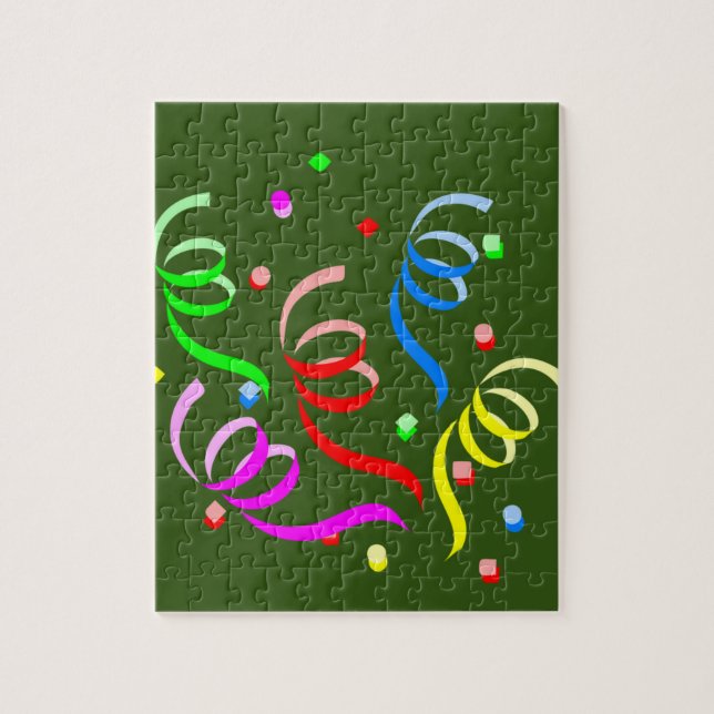 Puzzles Happy Birthday Confetti (Vertical)
