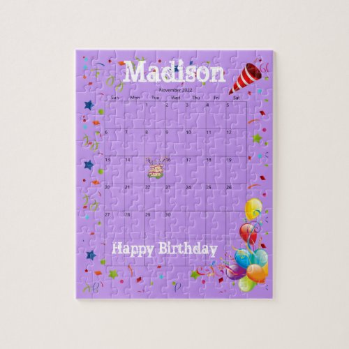 PuzzlesHappy Birthday November 2022 Jigsaw Puzzle