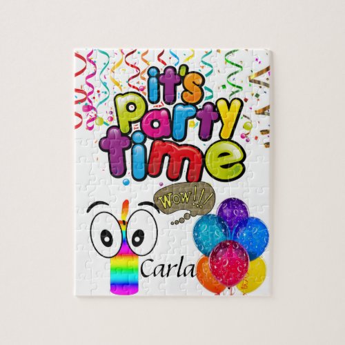 Puzzles Happy Birthday Party time Balloons