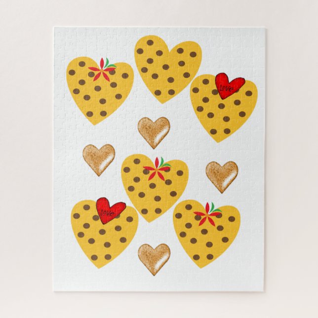 Puzzles Hearts (Vertical)