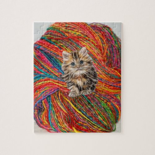 Puzzles Kitten Yarn