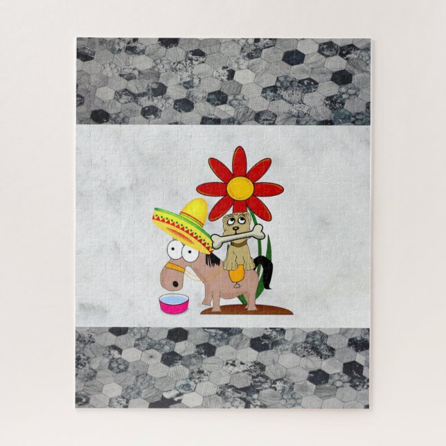 Puzzles Mexican Dog Horse (Vertical)
