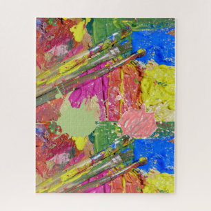 Puzzles Paint Splatter