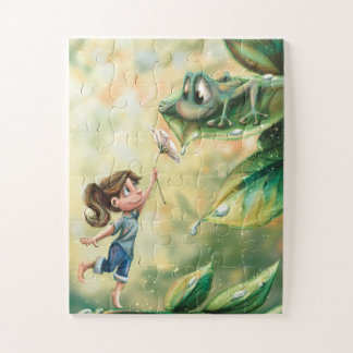 Puzzles - The Gift - illustrated by Monika Marzec