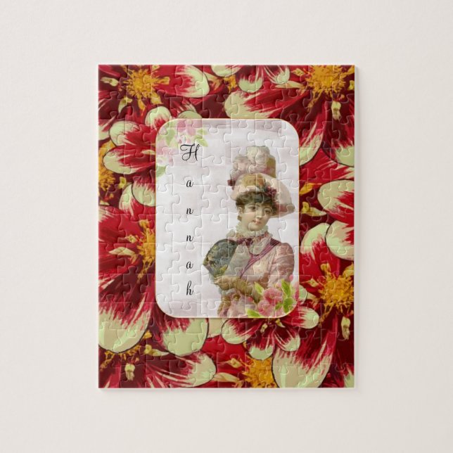 Puzzles Victorian Flowers Floral (Vertical)