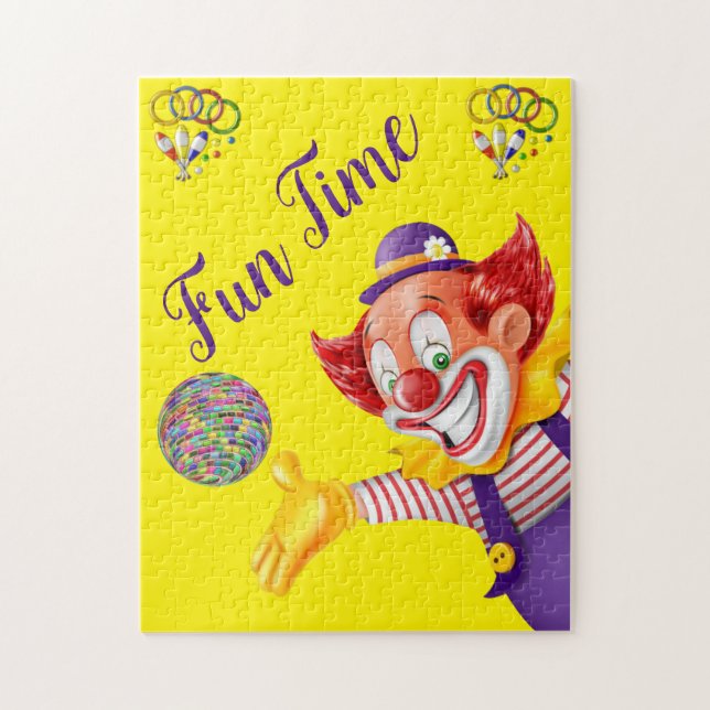 Puzzles Yellow Clown (Vertical)